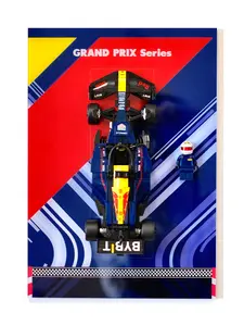 Acrylic Display Wallboard for Speed Champions Ultimate Collector's Pack, Wall Mount for Collectible Model Car Kit Home Decor Blue (Car Not Included)