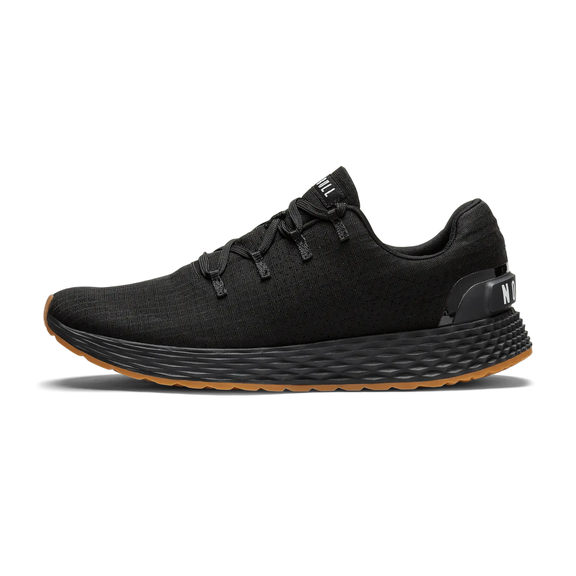 NOBULL Men's Allday Ripstop Shoe in Black Gum - Everyday Sneaker, Gym Footwear