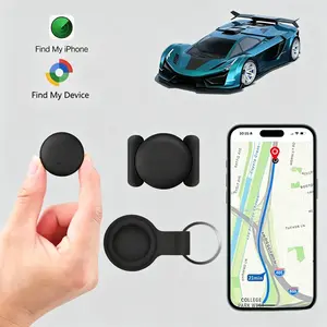 GPS Tracker for Car,Mini Trackers Device with Weatherproof Magnetic Case-No Monthly Fee-Best Hidden GPS Trackers,Anti-lost Device,Works with Apple Find My fathersdaygift