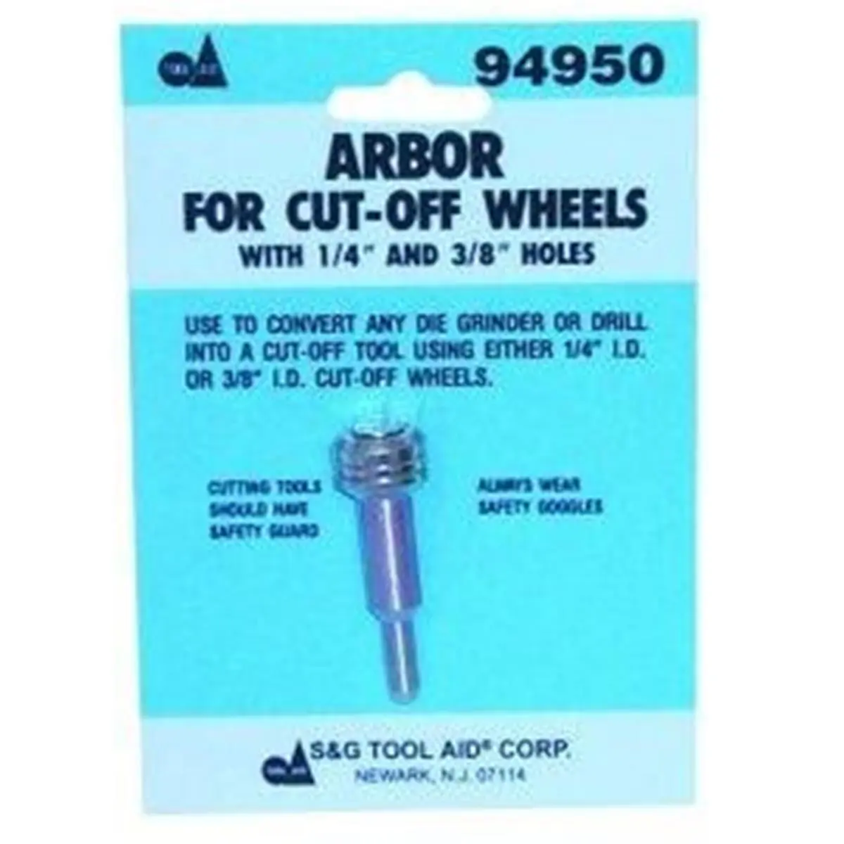 212 MAIN Cut-Off Wheel Arbor - Universal Fit Power Tool Accessory with Dual 1/4-in & 3/8-in Holes for Die Grinders & Drills, Tools, Dual Holes, Universal Arbor, Double Center, Wheel Compatible, 1/4" And 3/8" Holes