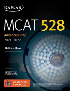 USED Book - MCAT 528 Advanced Prep 2021-2022: Online + Book by Kaplan Test Prep (Paperback) - english