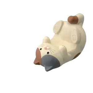 Cat-Shaped Cute Mobile Phone Stand Phone Accessory Animal Resin Gifts for Cat Lovers