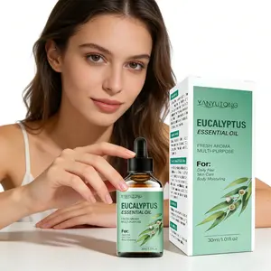 Natural Eucalyptus Face Oil 30ML, Plant-Based Moisturizer for Sensitive Oily Acne-Prone Skin, Lightweight Daily Facial Moisture Cream, Deep Moisturizing, Daily Moisturizing Blend