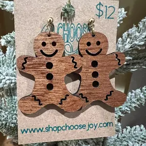 Gingerbread Earrings