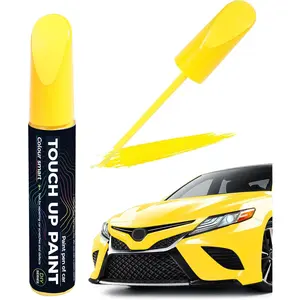 New Upgrade Touch Up Paint Pen,Touch Up Paint for Cars,Car Accessories Car Touch Up Paint, Automotive Paint Pen Scratch Repair,Cars Remover Scratch Paint Pen,Cars Paints Pens for Erase Auto Scratches (Yellow)