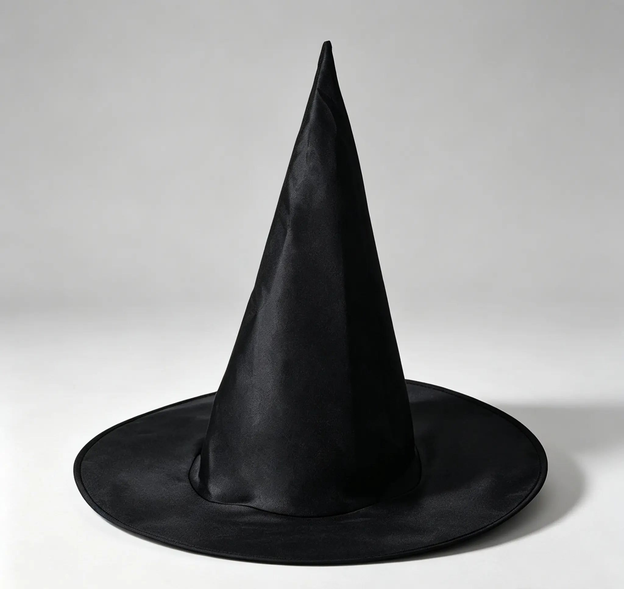 Black Oxford Cloth Tall Cone Foldable Wizard Hat - Spooky Harry Potter Cosplay Prop Accessory, Lightweight Halloween Costume Ornament for Photo Shoots (Plain, Ideal for Festive Flower Decor Accents), Ornaments, Witch