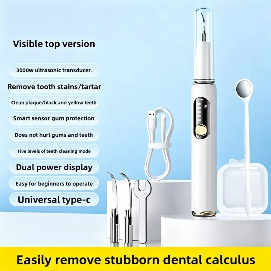 "Ultrasonic Tooth Cleaner Household Intelligent Ultrasonic Tooth Washer Removal Of Tartar Personal Care Dental Beauty Instrument "