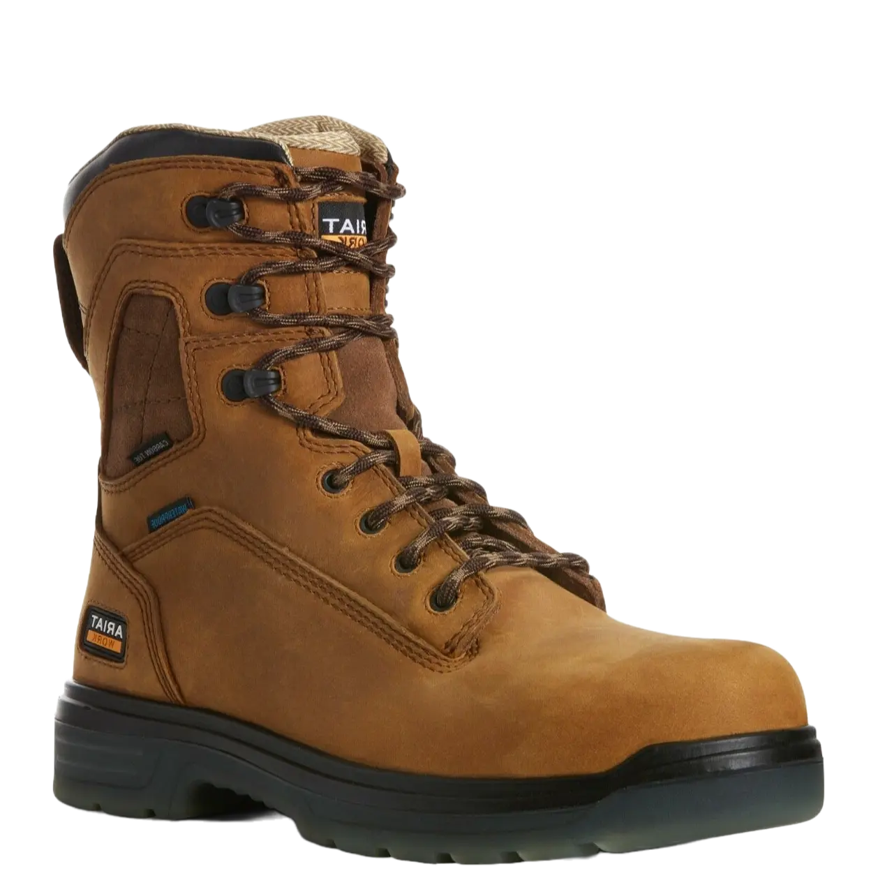 Ariat Men's Turbo 8" H2O Waterproof Composite Toe Work Boots 10027326