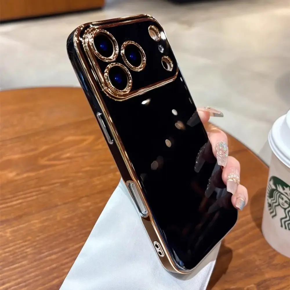 The 6D Electroplated Phone Case Is Compatible with for iphone 17 Pro Max 16 15 14 13 12 11 It Feels Great, Offers Shock Resistance And Drop Protection, Features Solid Color Electroplating, And Has a Sleek