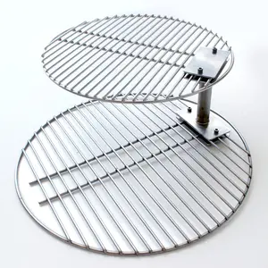 Smokeware Grate Stacker + TOP Grill Grate - Combo for Kamado Grills
