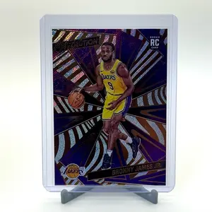 Bronny James Jr. Rookie RC Card - Los Angeles Lakers Basketball Trading Card in Protective Display Case