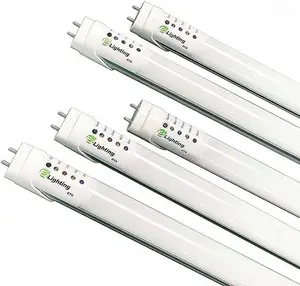 E2 LIGHTING 4FT Emergency T8 LED Tube Light, 18W 2319lm 3500K, 2-in-1 Regular and Battery Backup Tube, 90-Min Emergency Time, Double Ended Wiring, AC 120-277V, DLC ETL Listed LED Shop Light 5 Pack