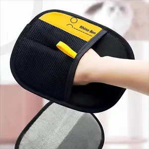 Pet Hair Removal Glove, Deshedding Tool for Cats and Dogs, Efficient Pet Fur Care, Reusable, Cleans Hard-To-Reach Areas, Suitable for Bedding, Clothes, Sofa