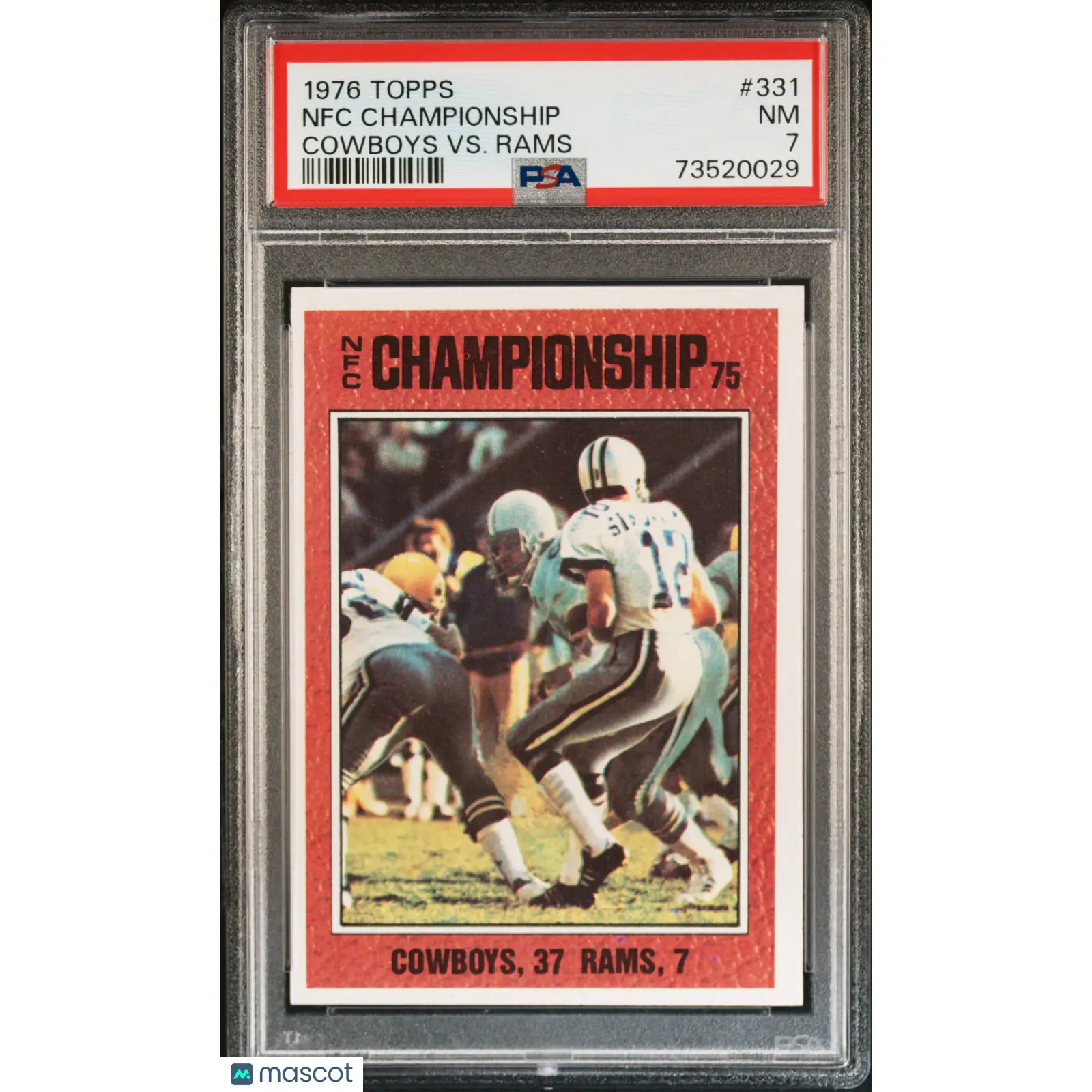 Nfc Championship PSA 1976 Topps Football #331 7 73520029
