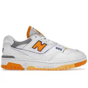 New Balance Men's 550 White Vibrant Orange, from StockX