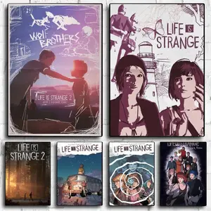 Life Is Strange The Storm Game Poster No Framed Kraft Club Bar Paper Vintage Poster Wall Art Painting Bedroom Study Stickers