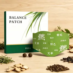 Daily Body Wellness Mugwort Patches, Pro Series Plant-based Warm Compress Patches, Professional Heat TherapyAssistance, 5 Pieces in Single Box