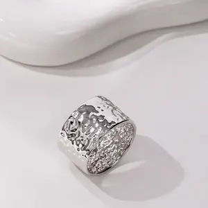 Cachet by Paparazzi Forgée - Rhodium Ring size 9