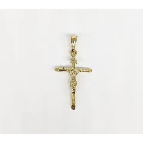 Plated Small Cross Pendant