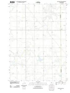 Kloucek Lake South Dakota USGS Topographic Quadrangle Map, 2012, 1:24000