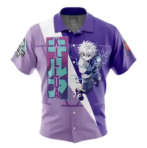 Killua Zoldyck V3 Hunter X Hunter Hawaiian Shirt | Cool Summer Anime Vibes for Men & Fans