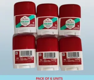 Old Spice Antiperspirant & Deodorant Pure Sport 0.5oz Travel Size Pack of 6 24-Hour Protection TSA-Approved Fresh Scent