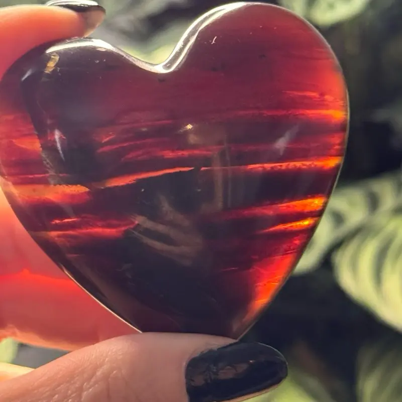 Amber hearts and Sphere Amber hearts and Sphere