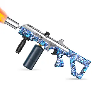 Powerful Propane Torch Gun, Kitchen Grill Torch with Detachable Design, Adjustable Flamethrower Torch Burner for Searing Steak, BBQ, Welding, Camping Charcoal Lighter(Tank Not Included)