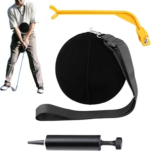Smart Ball Golf Training Aid - Swing Trainer Aids Impact Golf Balls Arms Forearm Elbow Teaching Practice Equipment Tool Microfiber Golf Towel Bag