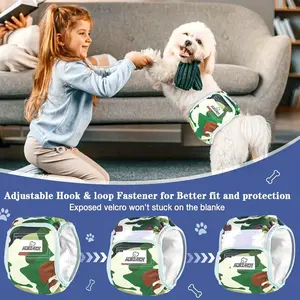 Belly Bands for Male Dogs 5 Pack Washable Dog Diapers Reusable Male Dog Pee Wraps with 5pcs Dog Diaper Liners for Doggie in Incontinence Or Excitable Urination And Training, XS/S/M/L/XL