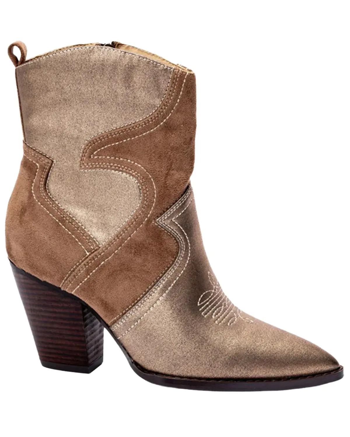 Hey Girl By Corkys Women's Good Lookin Western Booties Snip Toe - 80-0206-Brze