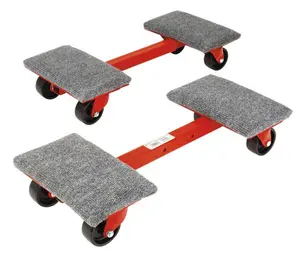 Roberts 10-575 Heavy Cargo Dollies, Pack of 2 with Ball Bearings, Adjustable Length, Sheeting for Furniture, Equipment