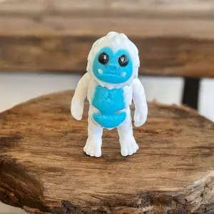 Mini tiny yeti 3D printed figure decoration