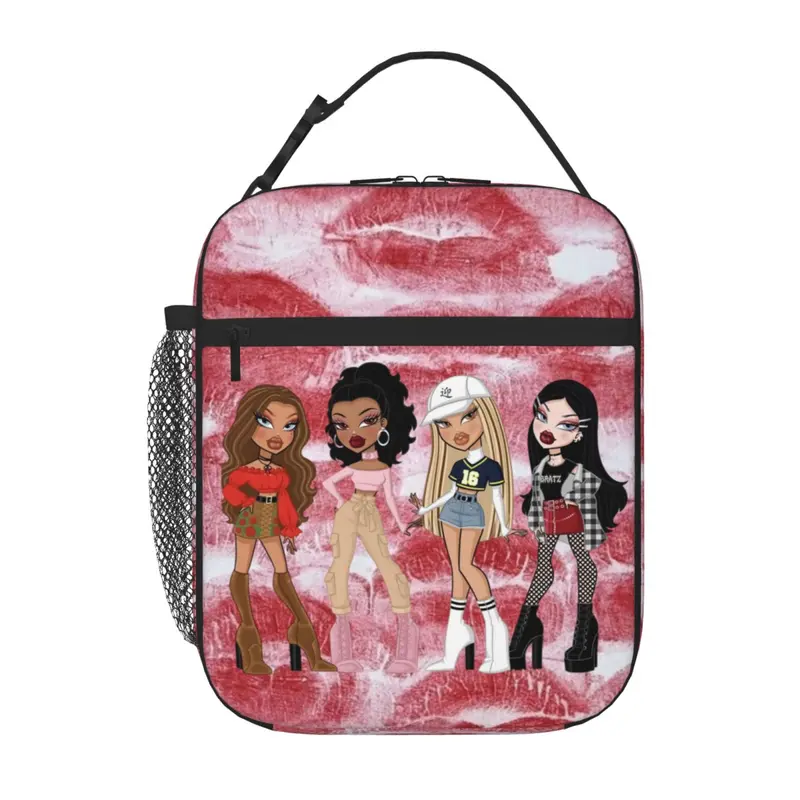 Portable Bratz Lunch Bag Bratz doll Insulated Lunch Box, Bab