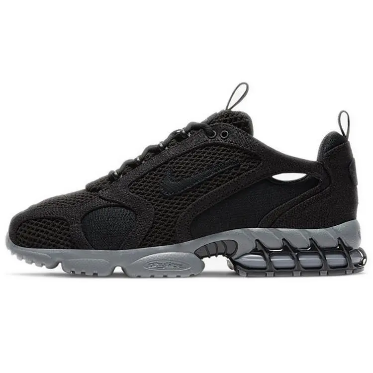Nike X Stussy Air Zoom Spiridon Caged 2 Black Cool Grey' Comfort Low Top Sneakers Unisex CQ5486-001