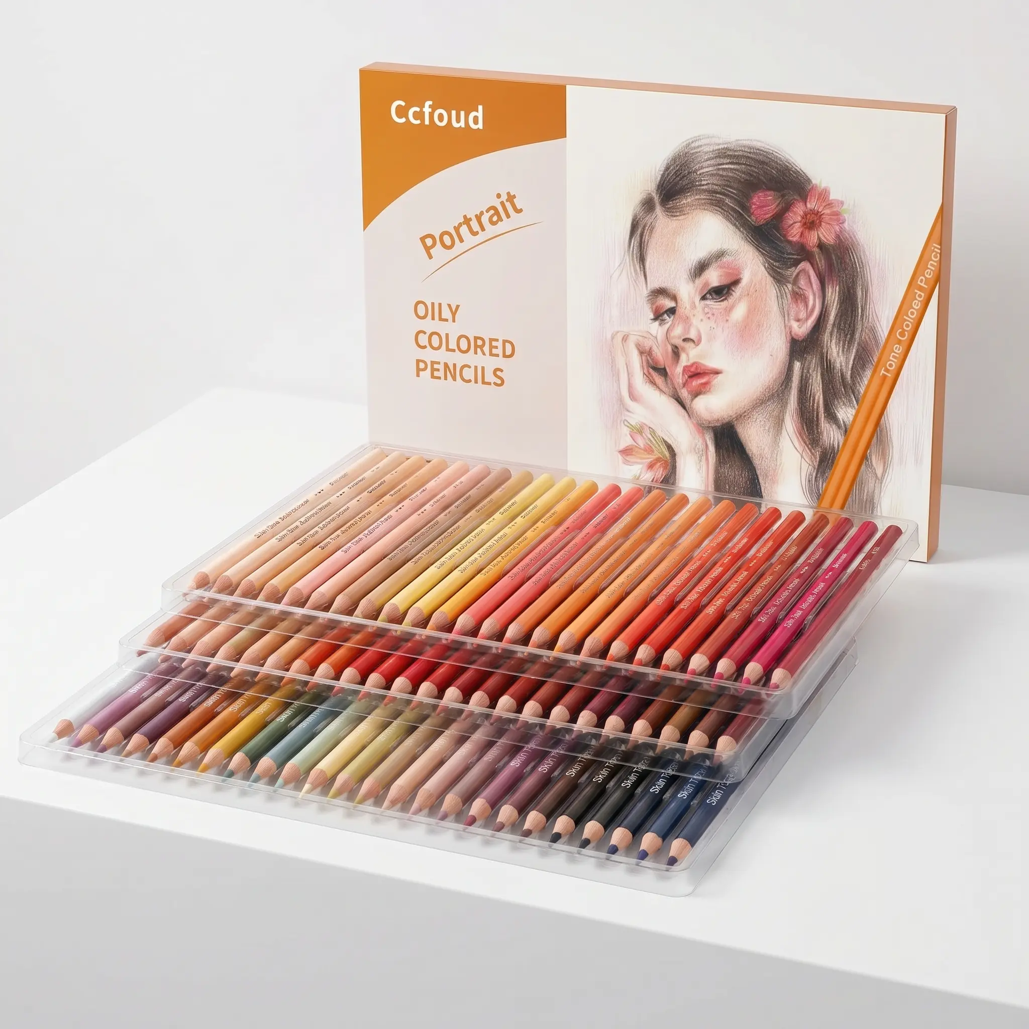 72 Skin Tone Colored Pencils, Colored Pencils for Adult Coloring, Soft Core Color Pencil for Adults Artists Drawing Coloring Sketching Professional Art Use