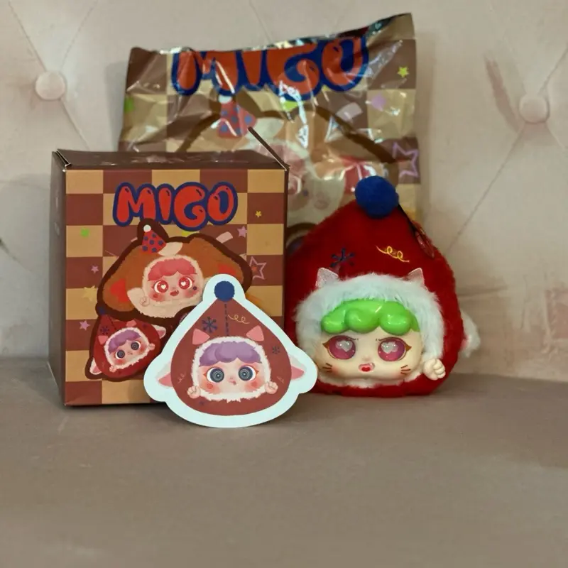 CONFIRMED MIGO Red Hat Sheep Plush Figure Blind Box