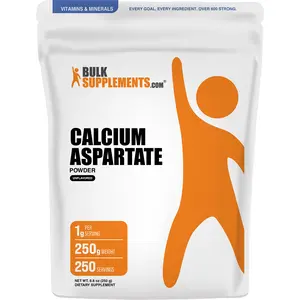 BulkSupplements - Calcium Aspartate Powder - Fortifies Teeth - Bone Health -250g - 1g per Serving