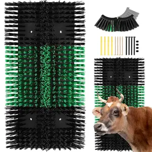 Upgraded XL Livestock Scratching Brush with 8 Screws – Large Cattle and Horse Grooming Brush, Itch Relief for Horses, Goat, Cattle,Cow,Sheep, and Pig，Suitable for farms and ranches