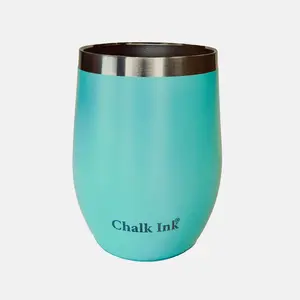 12 oz. Chalk Ink® Aquamarine Travel Tumbler with Clear Slider Lid