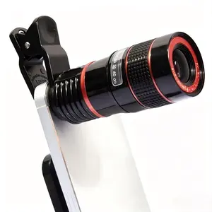 8x Zoom Phone Lens, HD 8x Telephoto Camera Lens, Portable Telescope Lens for Travel Photography, Ideal for Photographers and Outdoor Enthusiasts, Zoom Lens Attachment
