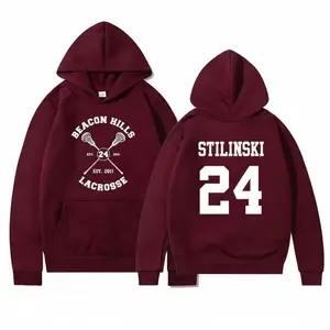 [Ship from US] Teen Wolf Shirt, Beacon Hills Lacrosse Hoodie, Stilinski 24, Teen Wolf Hooded Sweatshirt