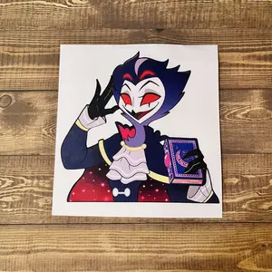 5x5 Weatherproof Car Decal Stolas Helluva Boss