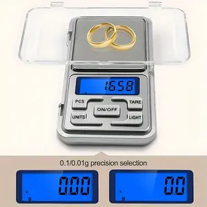 Creative Phone Scale, Jewelry Scale, High Precision Kitchen Scale, 500g/0.01g, Accurate Weighing Tool for Cooking and Jewelry