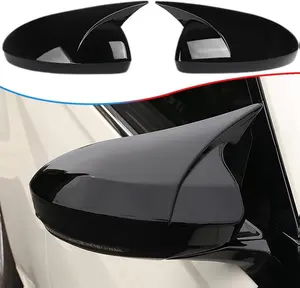 B BRAZIFY 2PCS New Sports Rear Mirror Cover Caps for Nissan sentra 2020-2025/Altima Sedan 2019-2025 ABS Side Door Wing Mirror Cap Covers Exterior car Accessories -Bright Black