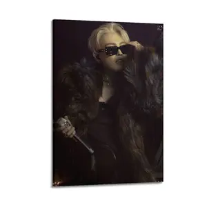 Hongjoong Canvas Painting Oil Painting Wall Art Canvas Poster Decorative Painting Corridor Decoration Home Ornaments Photo