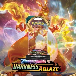 Darkness Ablaze sleeved booster pack