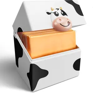 Cheesy Pod – Sliced Cheese Container for Fridge - Airtight, BPA-Free Plastic Storage for Cheese Slices