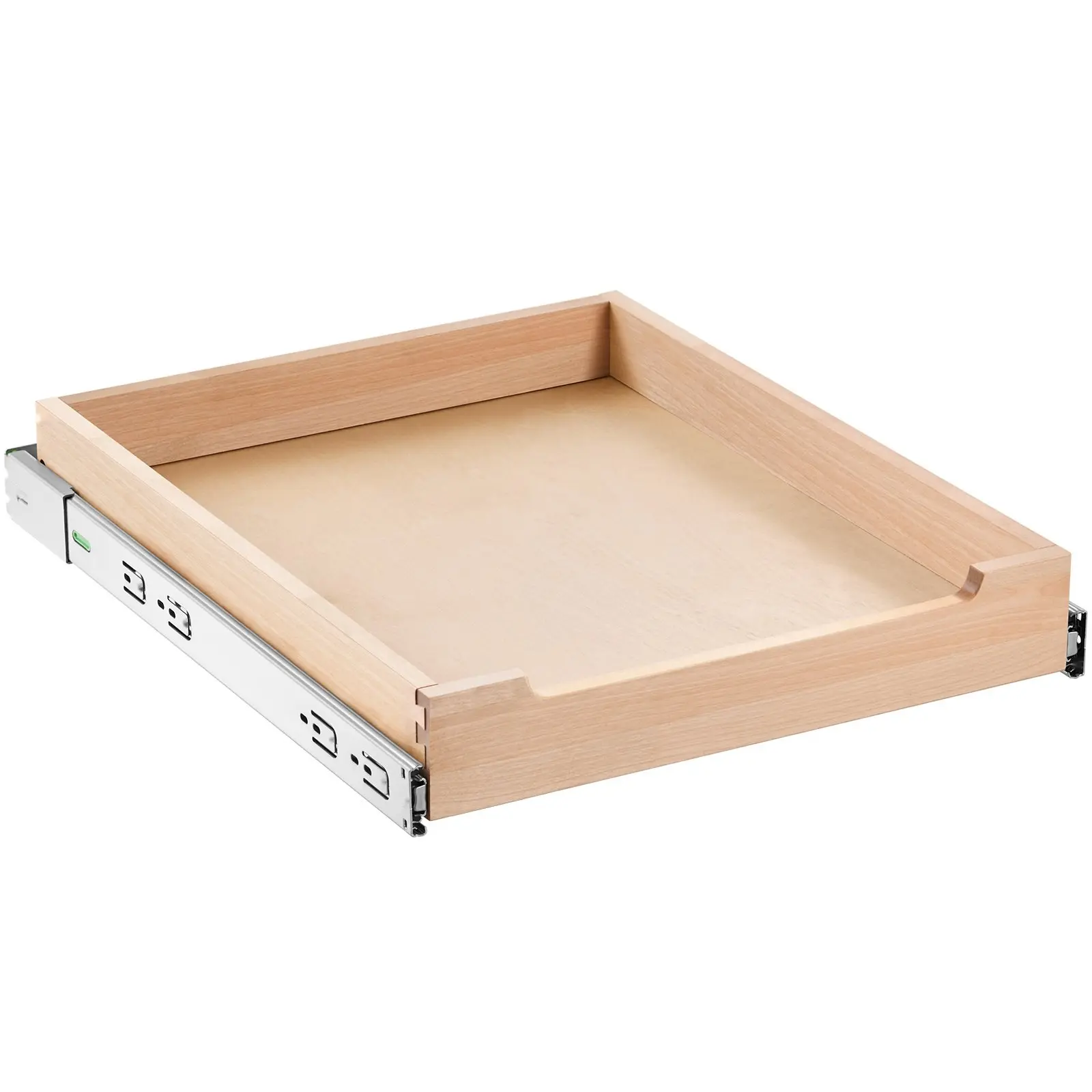 Pull-Out Cabinet Organizer With Soft-Close Slide-Out Shelf, Wooden Drawer Storage Unit, 17-Inch Wide By 21-Inch Deep, Kitchen Cabinet Organization Solution, Durable Wood Construction, Easy Install, Space-Saving Design