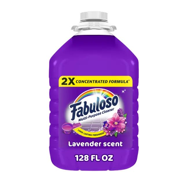 Fabuloso 2X Multi-Purpose Cleaner, No Rinse Floor Cleaner, Lavender Scent, 128 fl oz